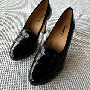 Repetto Shiny Black Patent Heels